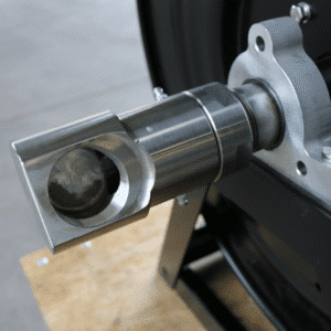 Closeup of the Access Truck Parts Hose Reel Swivel