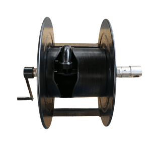 Front view of the Access Truck Parts Hose Reel Swivel Hose Reel