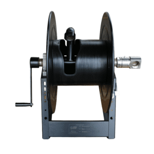 Front view of the Access Truck Parts Hose Reel Swivel Hose Reel