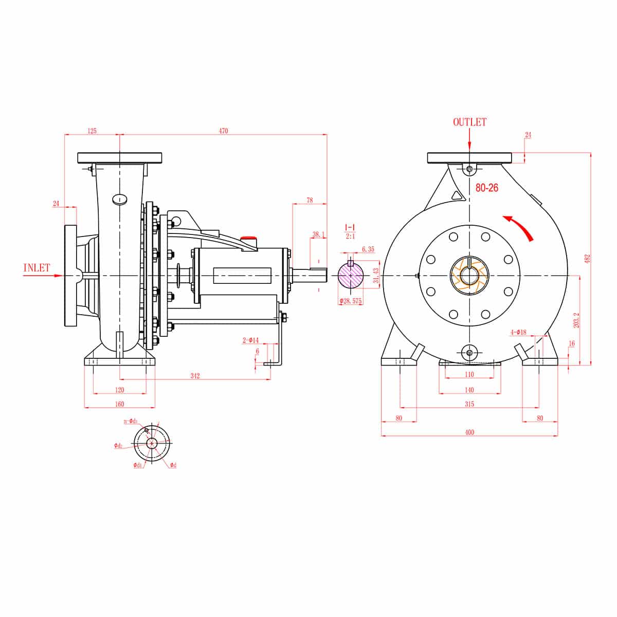 Water Truck Pump - Potable Stainless Steel Mech Seal (CW Flanged) - Image 6