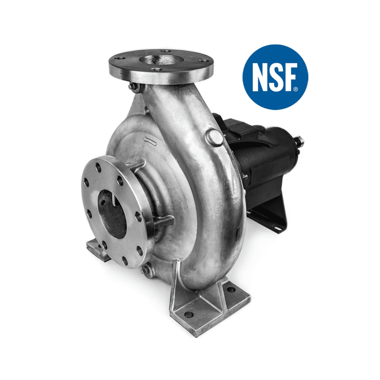 Water Truck Pump – Potable Stainless Steel Mech Seal (CW Flanged)